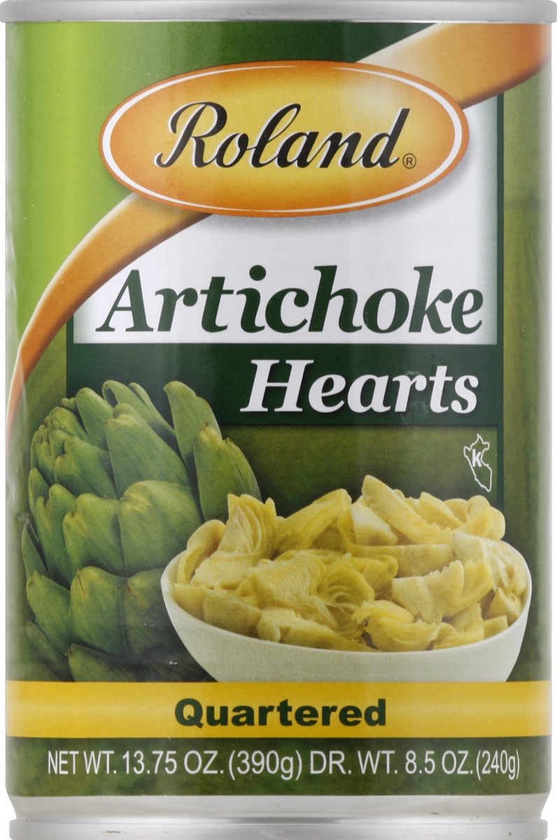 slide 2 of 2, Roland Quartered Artichoke Hearts 13.75 oz, 13.75 oz