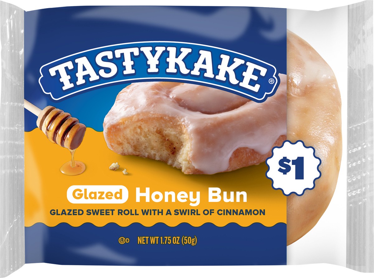 slide 9 of 11, Tastykake Glazed Honey Bun, 1.75 oz, 1.75 oz