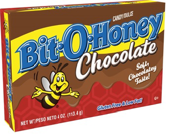 slide 1 of 1, Bit-O-Honey Chocolate Theater Bx, 4 oz