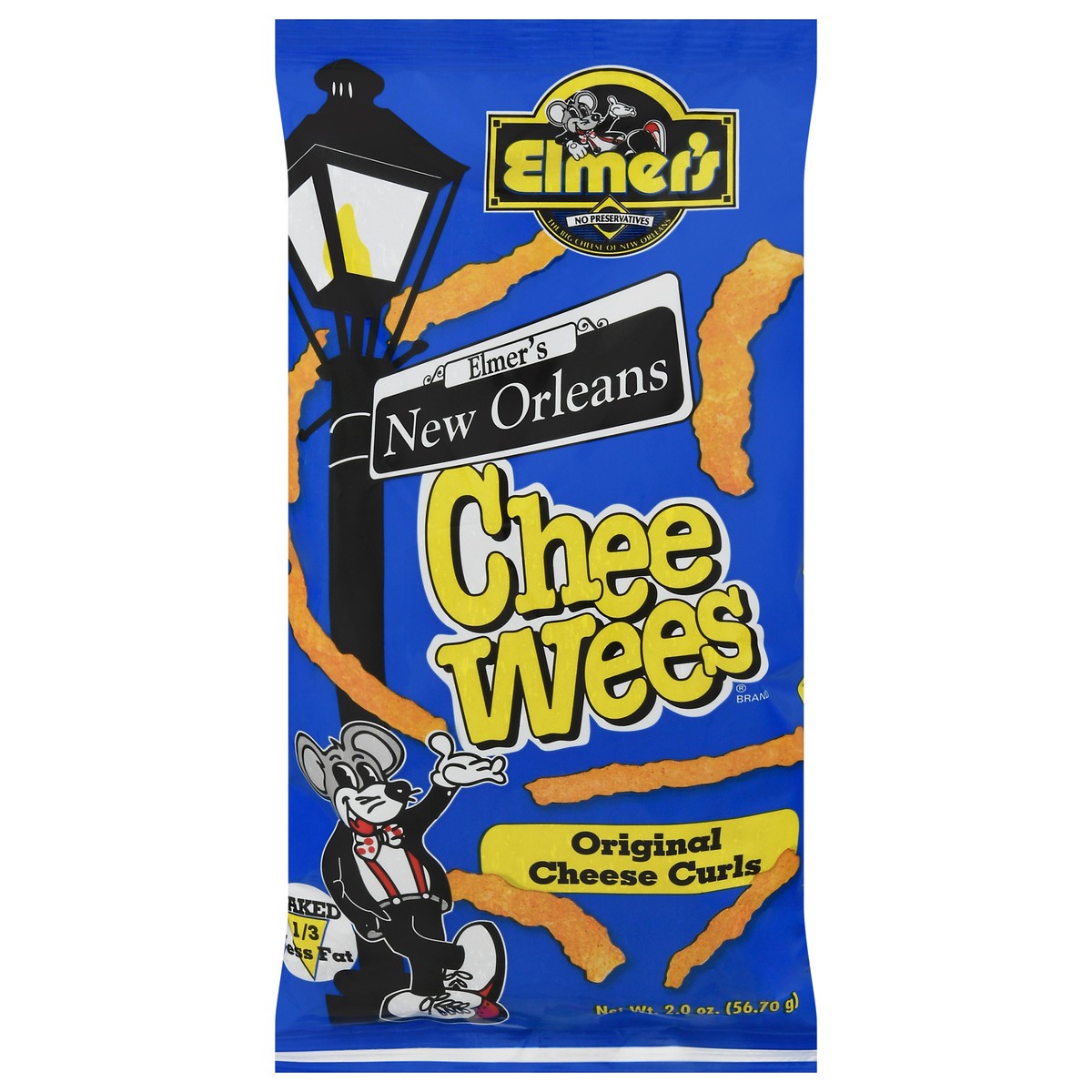slide 10 of 14, Elmer's Chee Wees Original Cheese Curls 2.0 oz, 2 oz