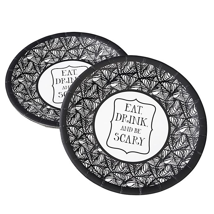 slide 2 of 3, Gartner Studios Â Spiderwebs Snack Plates, 10 ct