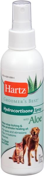 slide 1 of 1, Hartz Hydrocortisone Spray With Aloe, 5 oz