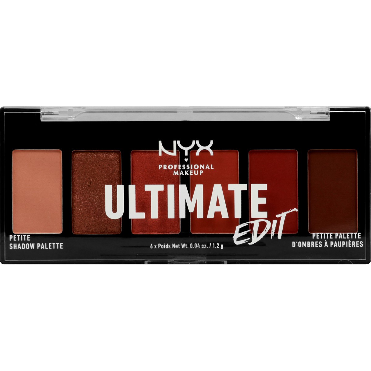 slide 1 of 9, NYX Professional Makeup Shadow Palette 0.04 oz, 0.04 oz