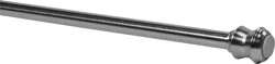 Everyday Living EZ Up Decorative Tension Rod - 43-72 inch - Brushed Nickel
