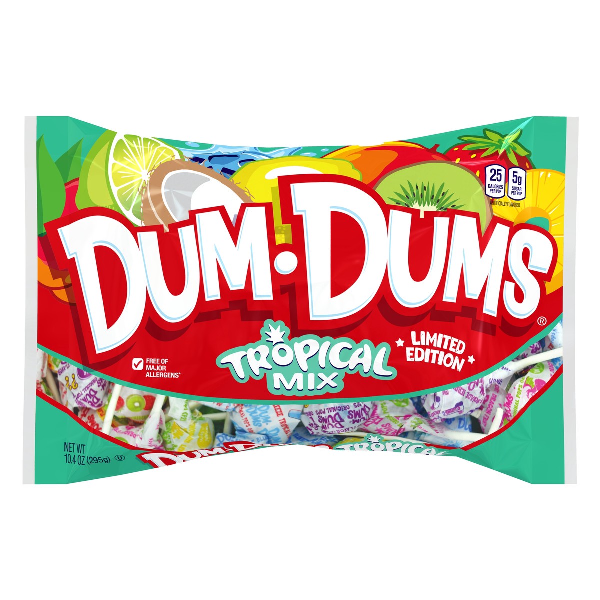 slide 3 of 3, Dum Dums Summertime Dum Dums Pops, 10.4 oz