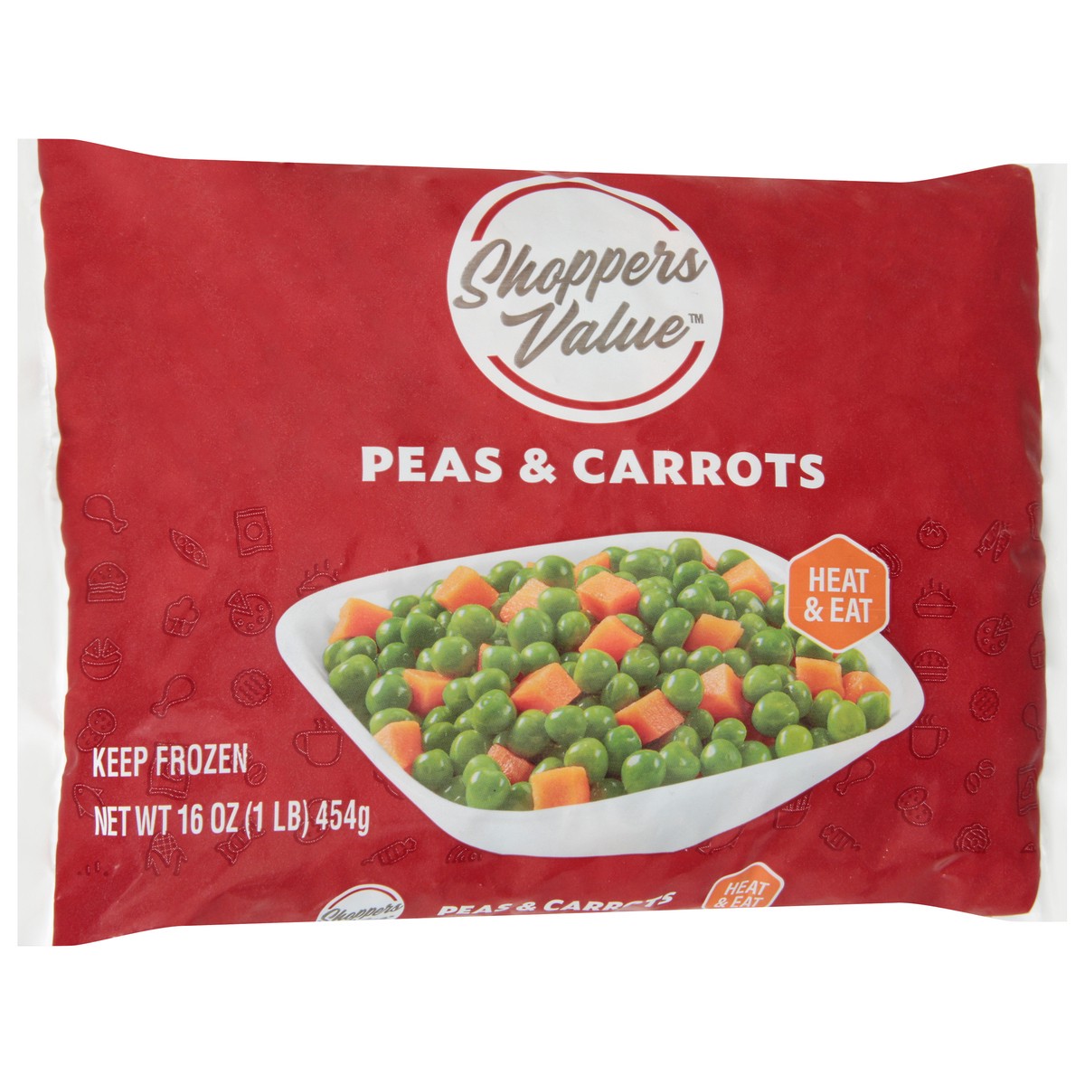 slide 9 of 15, Shoppers Value Frozen Peas & Carrots, 16 oz