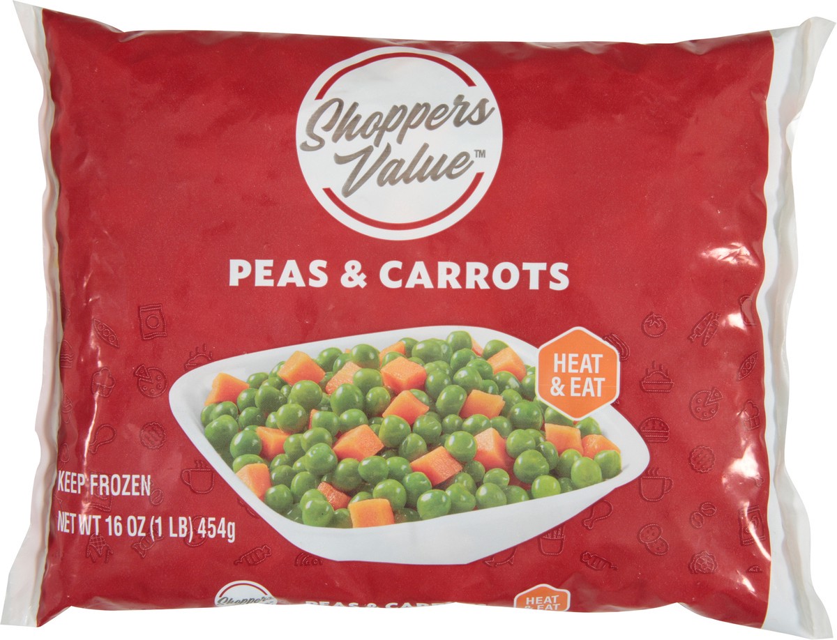 slide 7 of 15, Shoppers Value Frozen Peas & Carrots, 16 oz