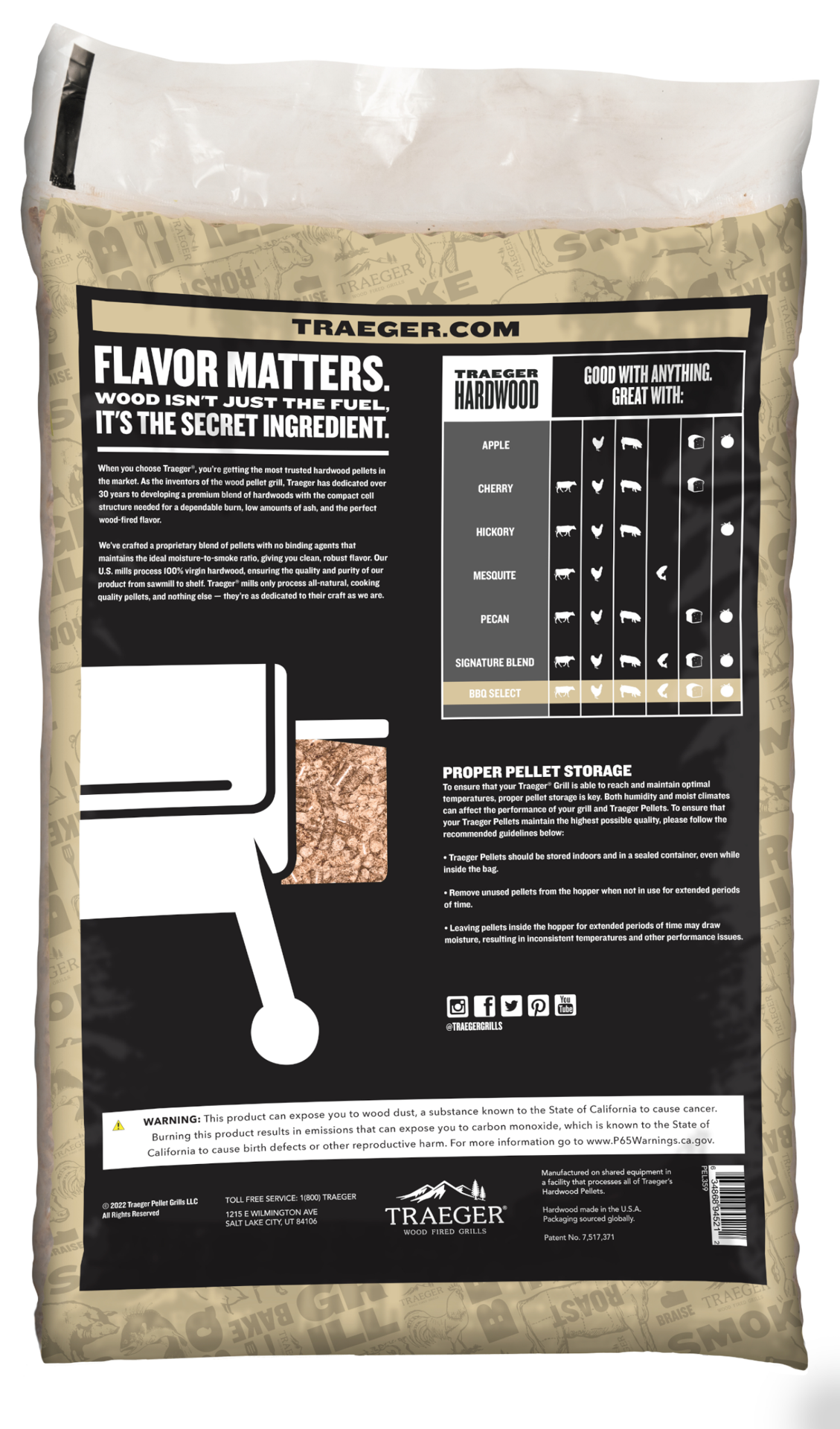 slide 2 of 2, Traeger Pellets, 1 lb