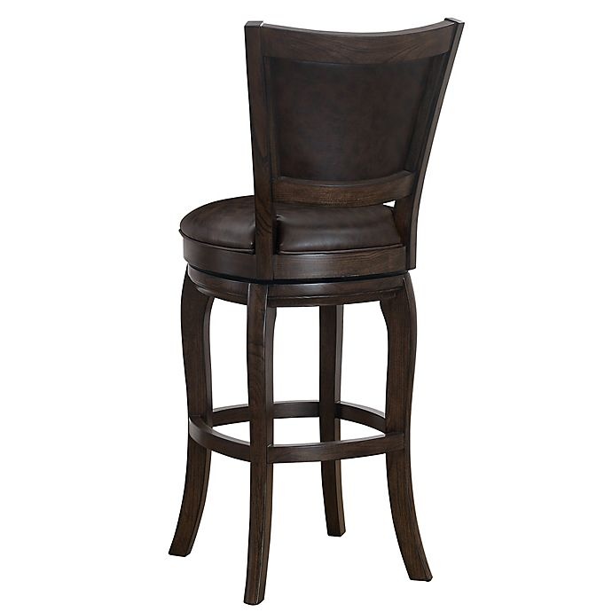 slide 2 of 2, American Heritage Billiards Leather Swivel Madison 30 Bar Stool - Cocoa'', 1 ct