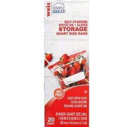 Weis Quality Slider Storage Bags