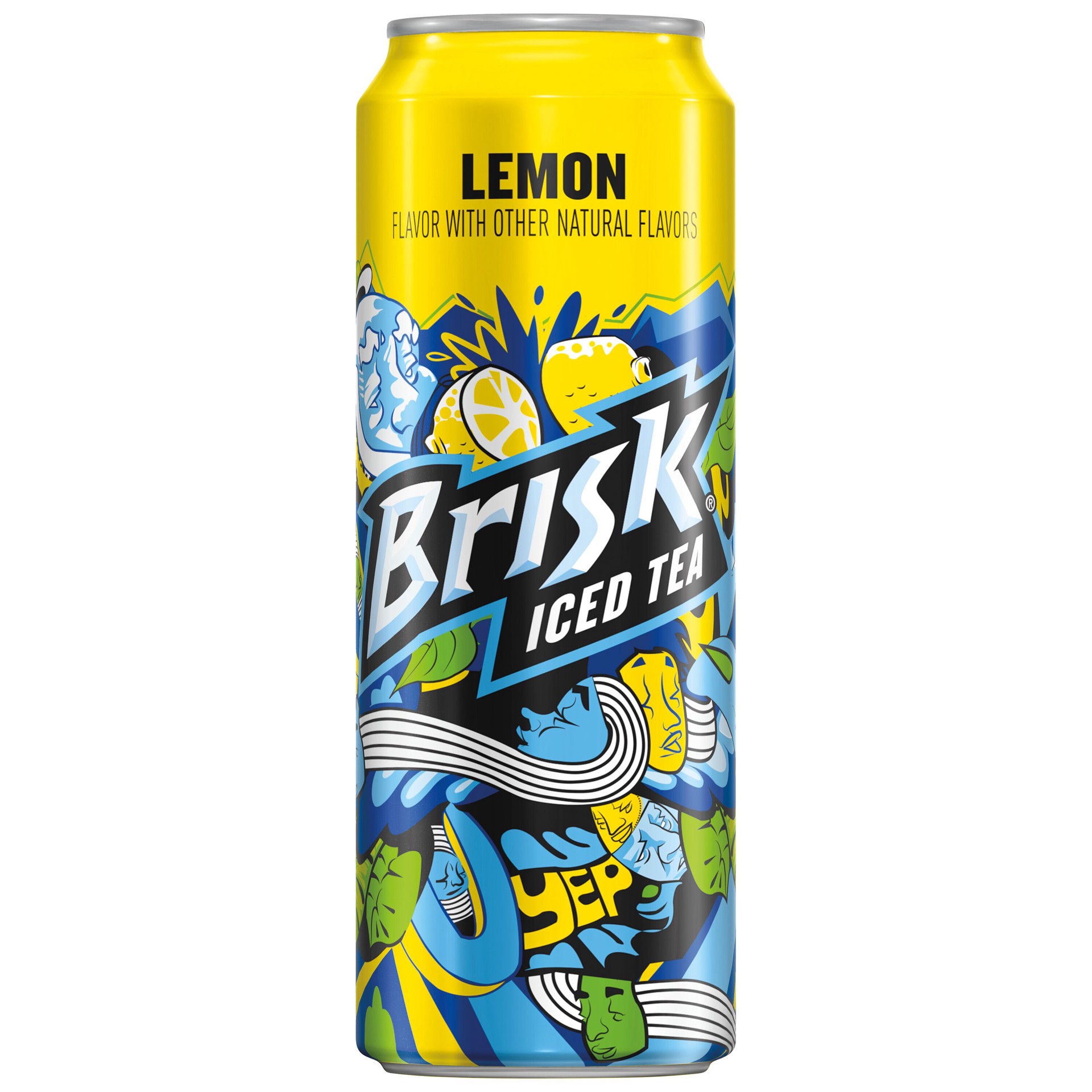 slide 1 of 4, Brisk Iced Tea Lemon 24 Fl Oz, 24 oz