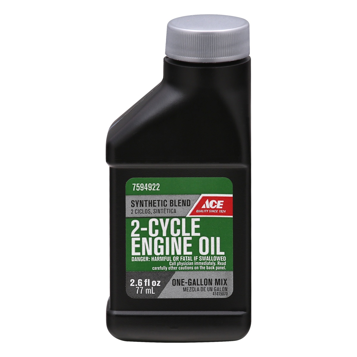 slide 1 of 1, ACE Engine Oil, 2-Cycle, Synthetic Blend, 2.6 oz
