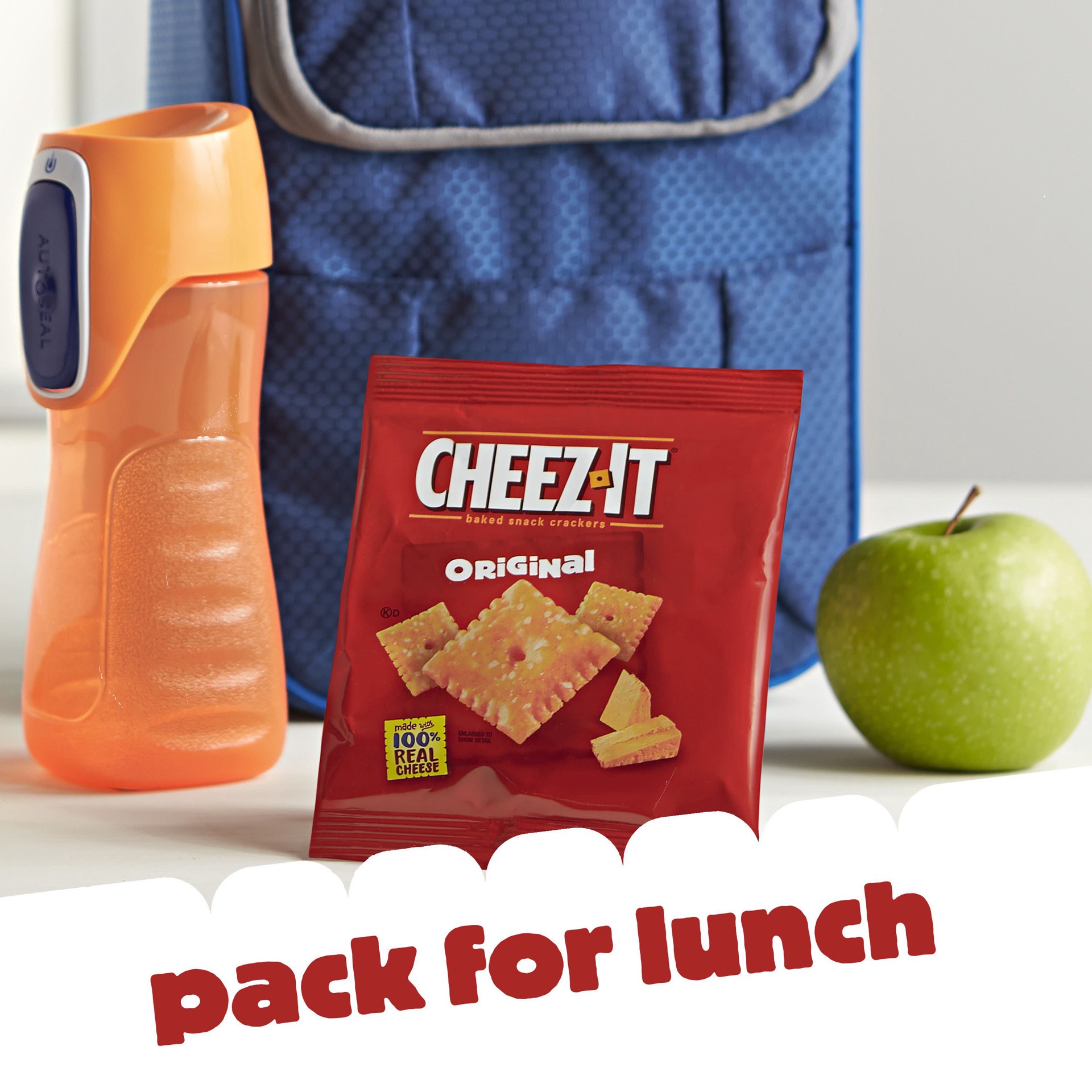 slide 5 of 5, Cheez-It 30 Pack Original Baked Snack Crackers 30 ea, 30 ct