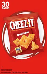 Cheez-It 30 Pack Original Baked Snack Crackers 30 ea