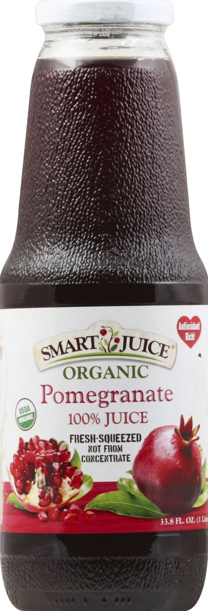 slide 4 of 6, Smart Juice Organic Smart Juice Pomegrante Juice, 