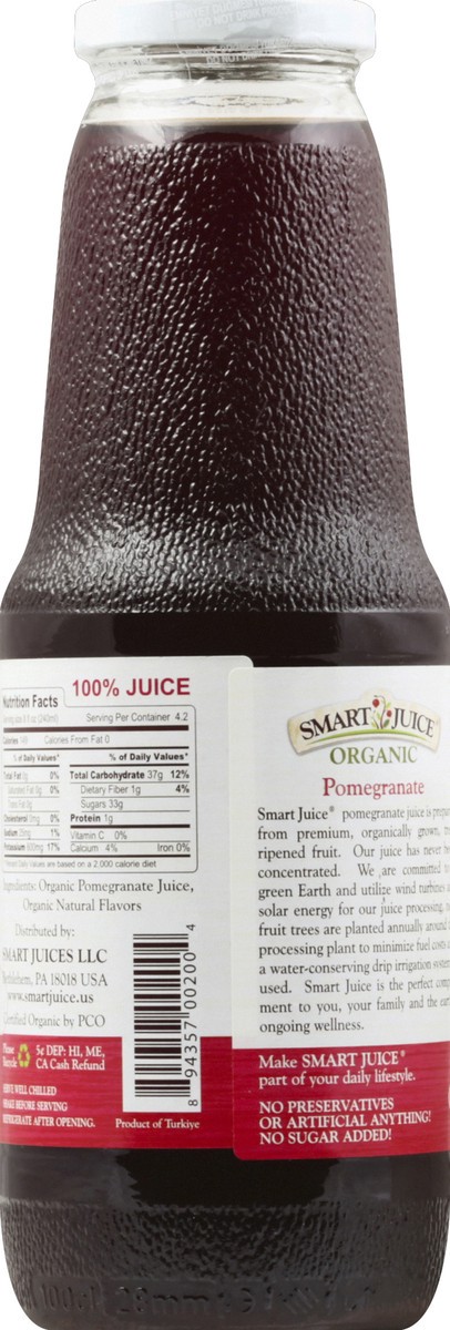 slide 2 of 6, Smart Juice Organic Smart Juice Pomegrante Juice, 