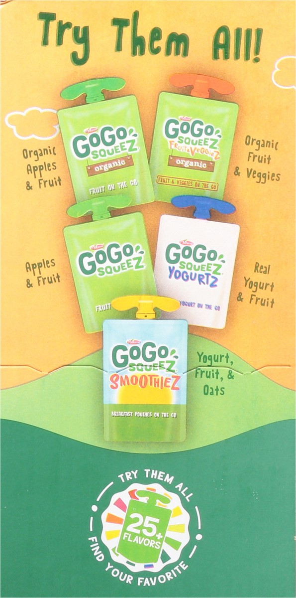 slide 8 of 9, GoGo squeeZ Fruit & VeggieZ, Variety Peach/Strawberry, 12 ct; 3.2 oz