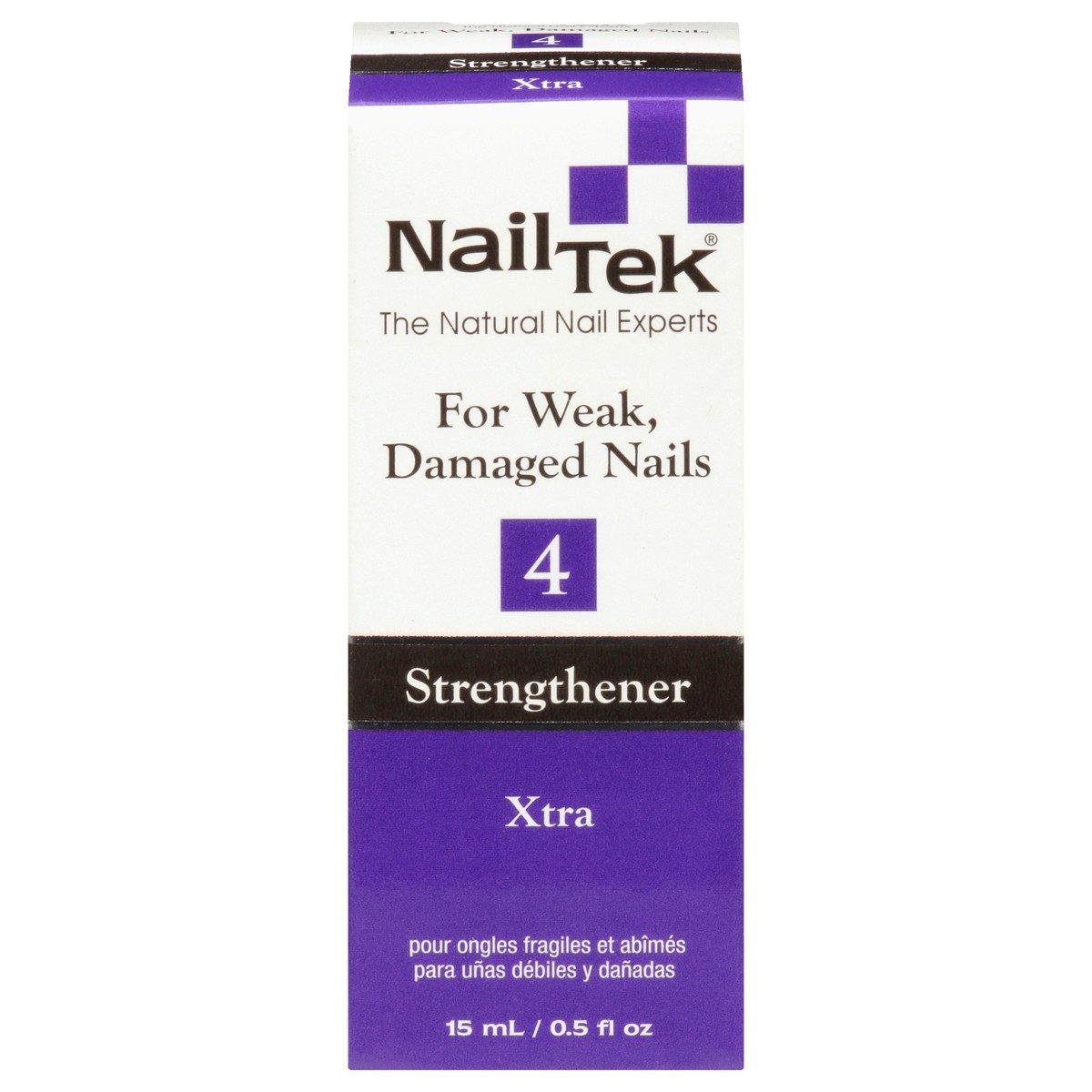 slide 1 of 9, Nail Tek 4 Xtra Nail Strengthener 15 ml, 15 ml
