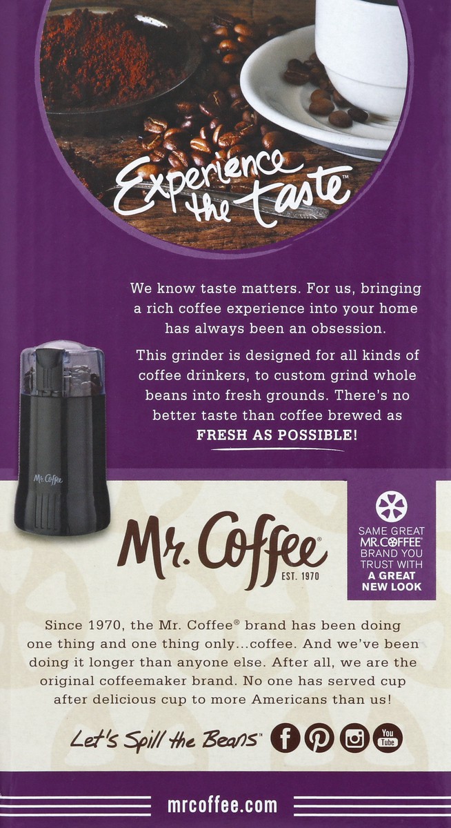 slide 4 of 7, Mr. Coffee Coffee Grinder 1 ea, 1 ct