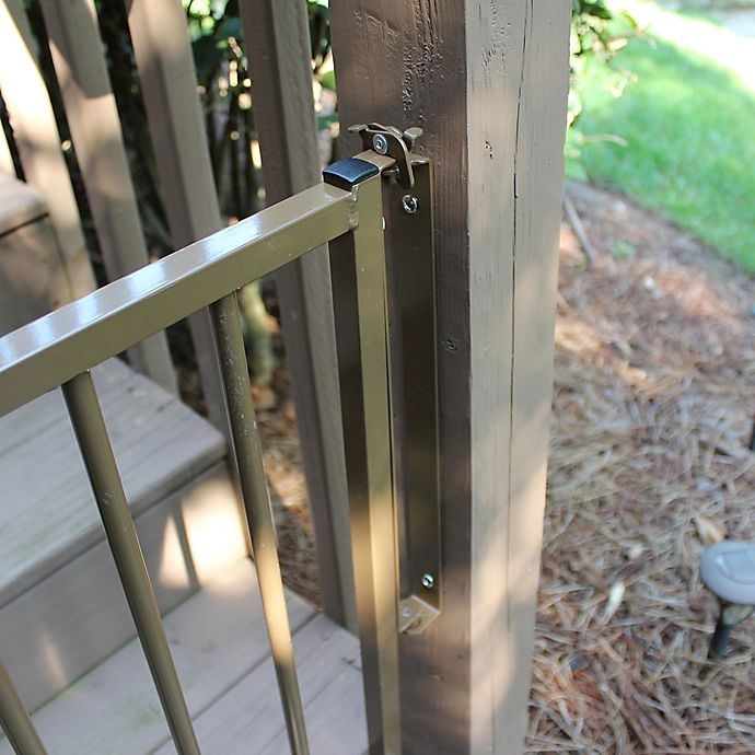 slide 2 of 3, Cardinal Gates Outdoor Safety Gate - Brown, 1 ct