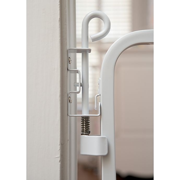 slide 4 of 4, Cardinal Gates Aluminum Auto-Lock Gate - White, 1 ct