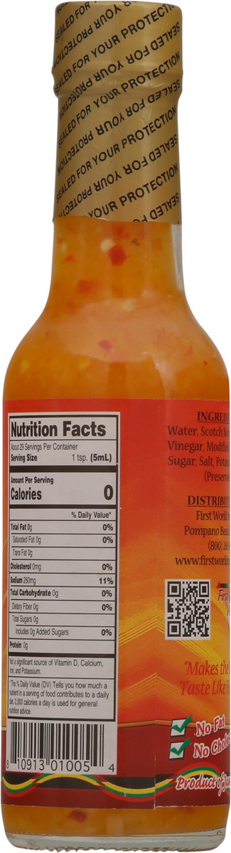 slide 5 of 9, Caribbean Sunshine Scotch Bonnet Pepper Sauce, 5 fl oz