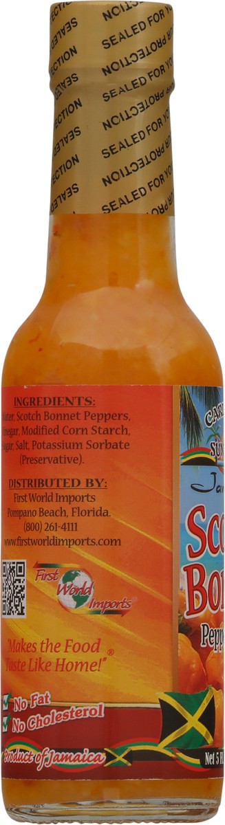 slide 7 of 9, Caribbean Sunshine Scotch Bonnet Pepper Sauce, 5 fl oz