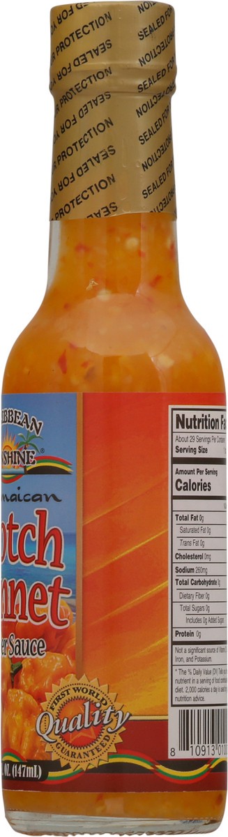 slide 8 of 9, Caribbean Sunshine Scotch Bonnet Pepper Sauce, 5 fl oz