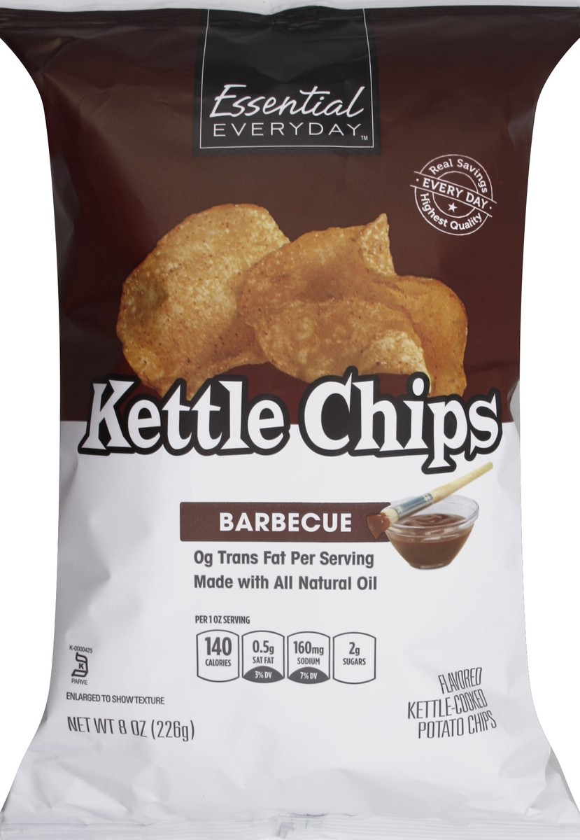 slide 5 of 6, Essential Everyday Kettle Chip BBQ, 8 oz