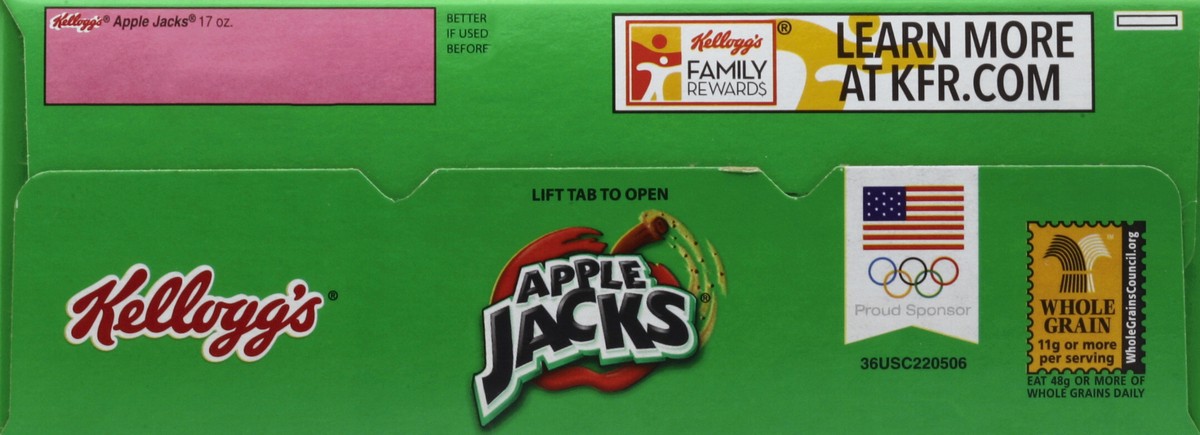 slide 7 of 7, Apple Jacks Cereal 17 oz, 17 oz