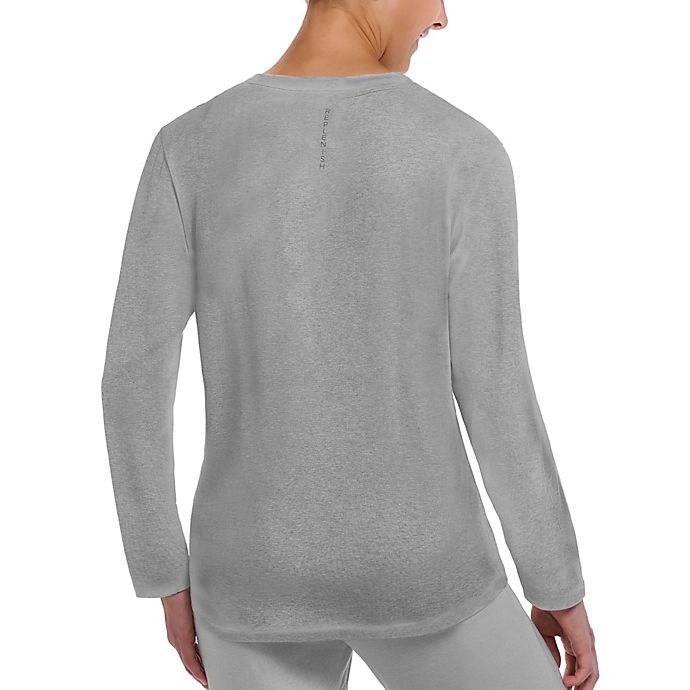 slide 2 of 3, Copper Fit Replenish Recovery Large/X-Large Mini Henley Sleep Shirt - Heather Grey, 1 ct