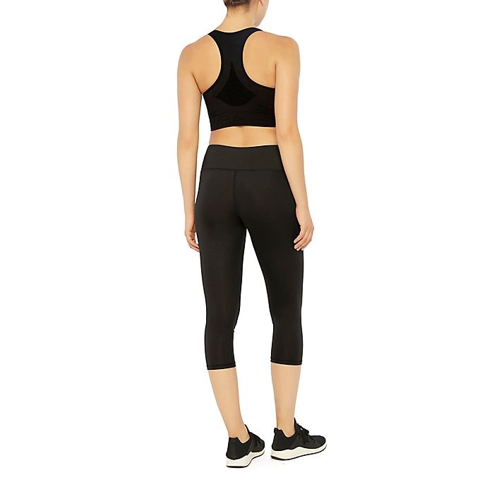 slide 2 of 2, Copper Fit Essential Energy Medium Capri Leggings - Black, 1 ct