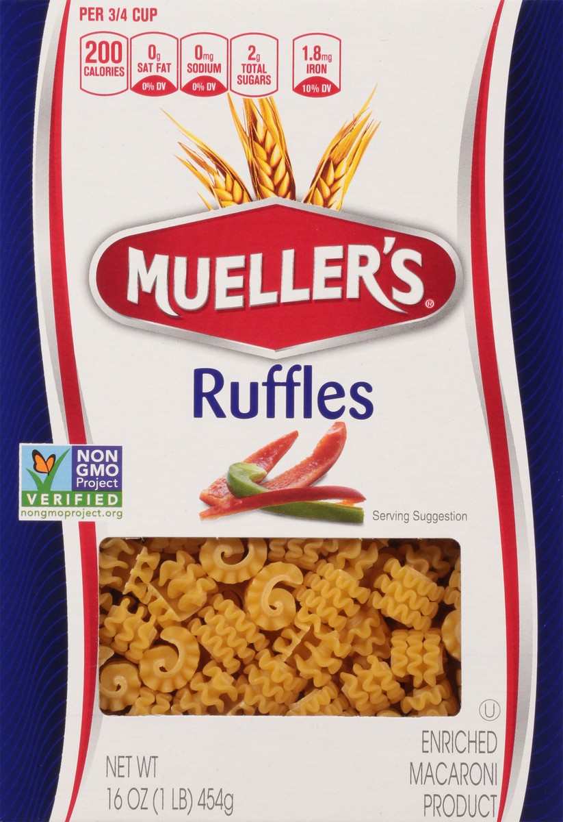 slide 7 of 9, Mueller's Ruffles 16 oz, 16 oz