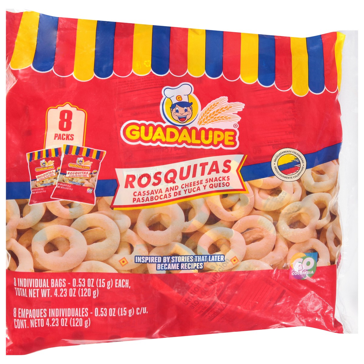 slide 8 of 14, Guadalupe Toasts 8 Packs Rosquitas 8 Packs 8 - 0.53 oz Bags, 8 ct