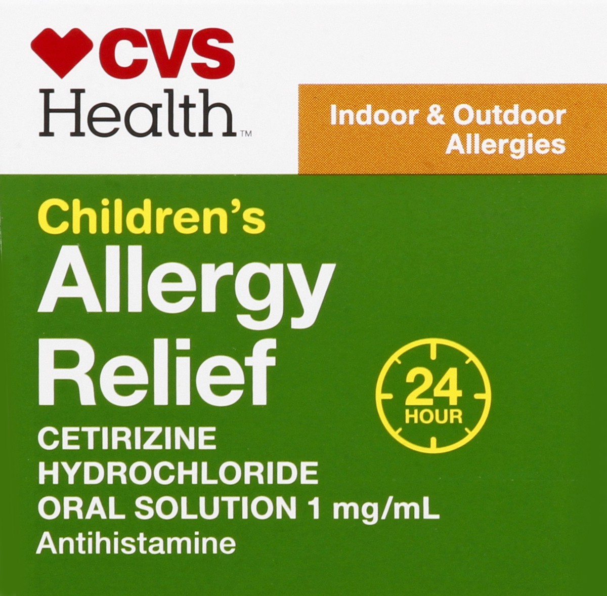 slide 2 of 9, CVS Health Cetirizine Hydrochloride Oral Solution 1 Mg/Ml, Grape Flavor, 8 Oz, 8 oz