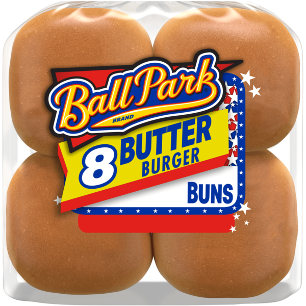 slide 1 of 1, Ball Park BP Butter Ham Buns, 12 oz