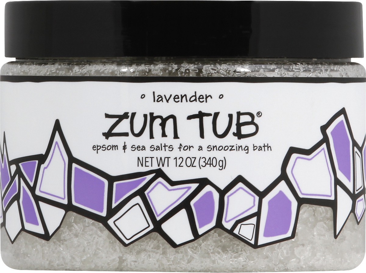 slide 6 of 10, Zum Lavender Bath Salts 12 oz, 12 oz