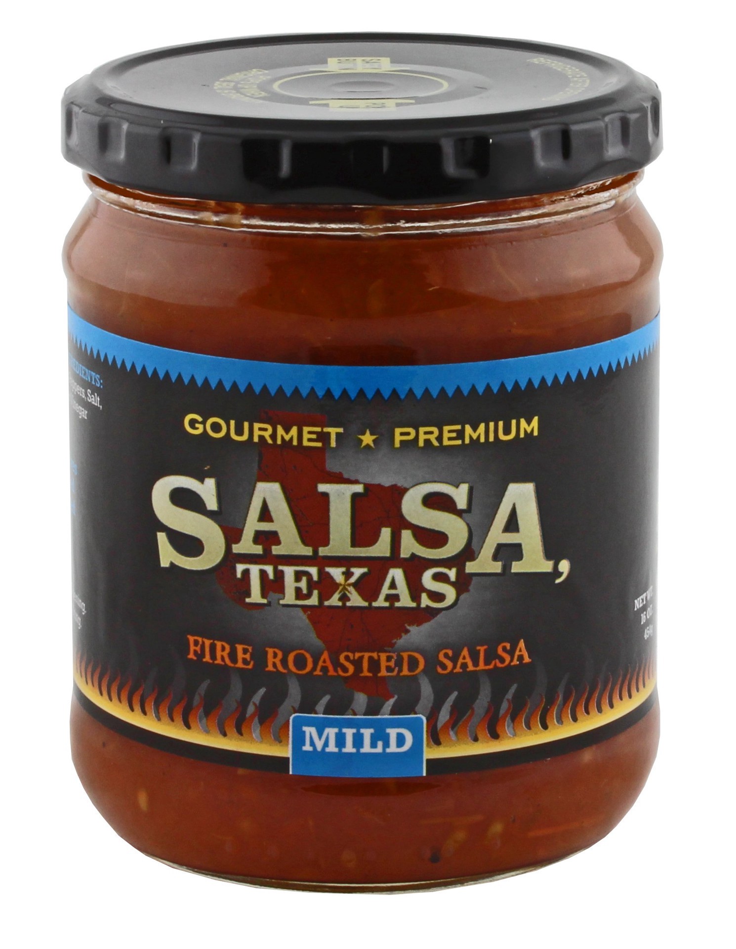 slide 1 of 1, Salsa, Texas Mild Fire Roasted Salsa, 16 oz