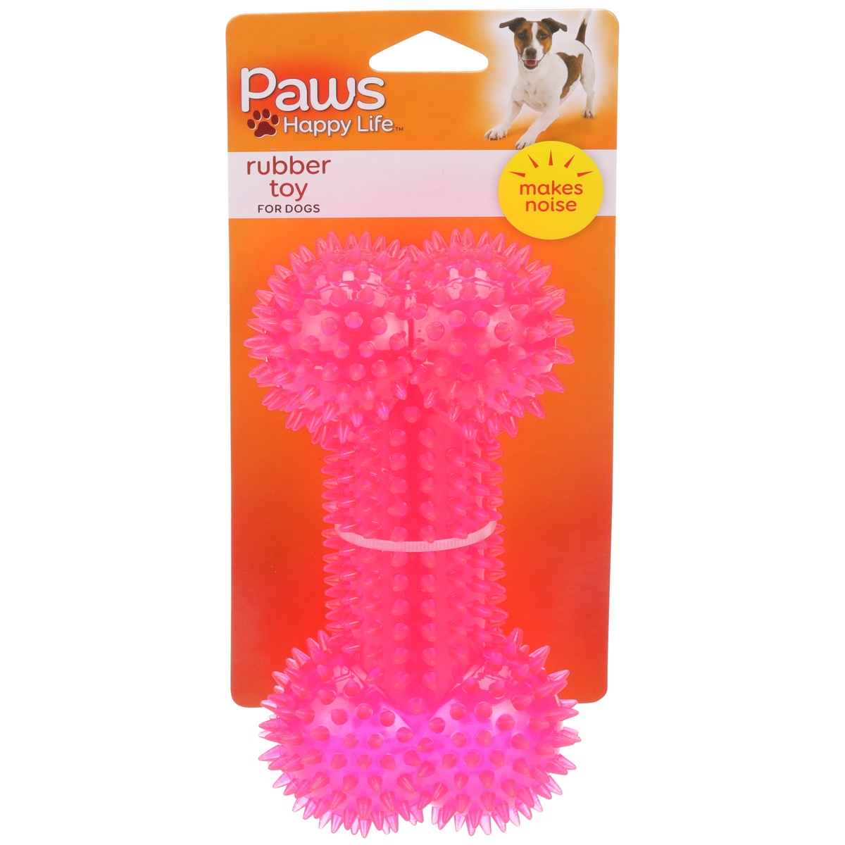 slide 1 of 1, Paws Happy Life Paws Dog Toy Squkr, 1 ct