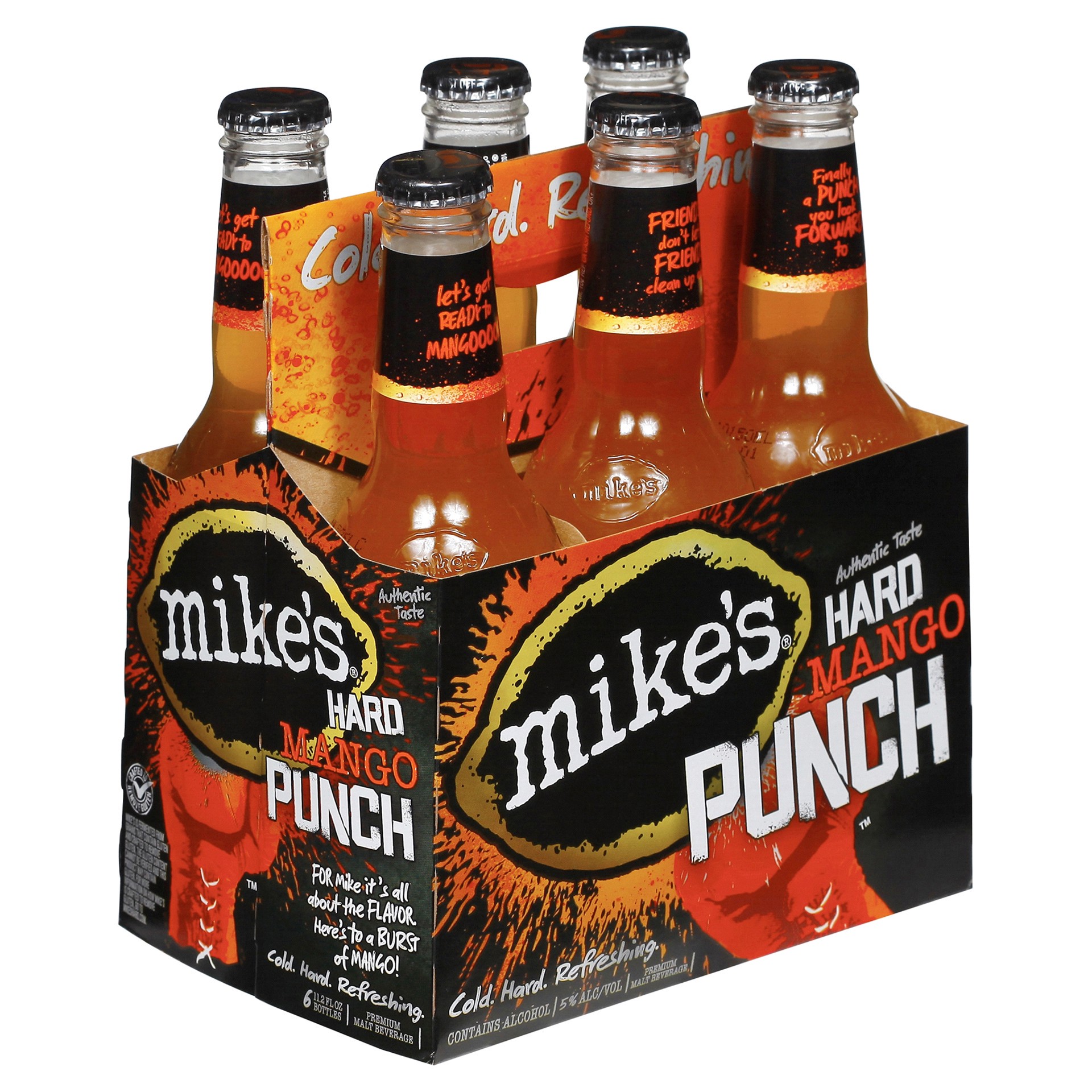 slide 5 of 17, Mike's Premium Malt Beverage Hard Mango Beer 6 ea, 6 ct; 12 oz