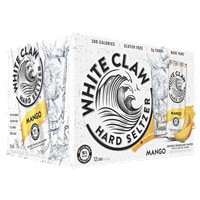 slide 5 of 5, White Claw 12 Pack Spiked Mango Hard Seltzer 12 ea, 12 ct; 12 oz