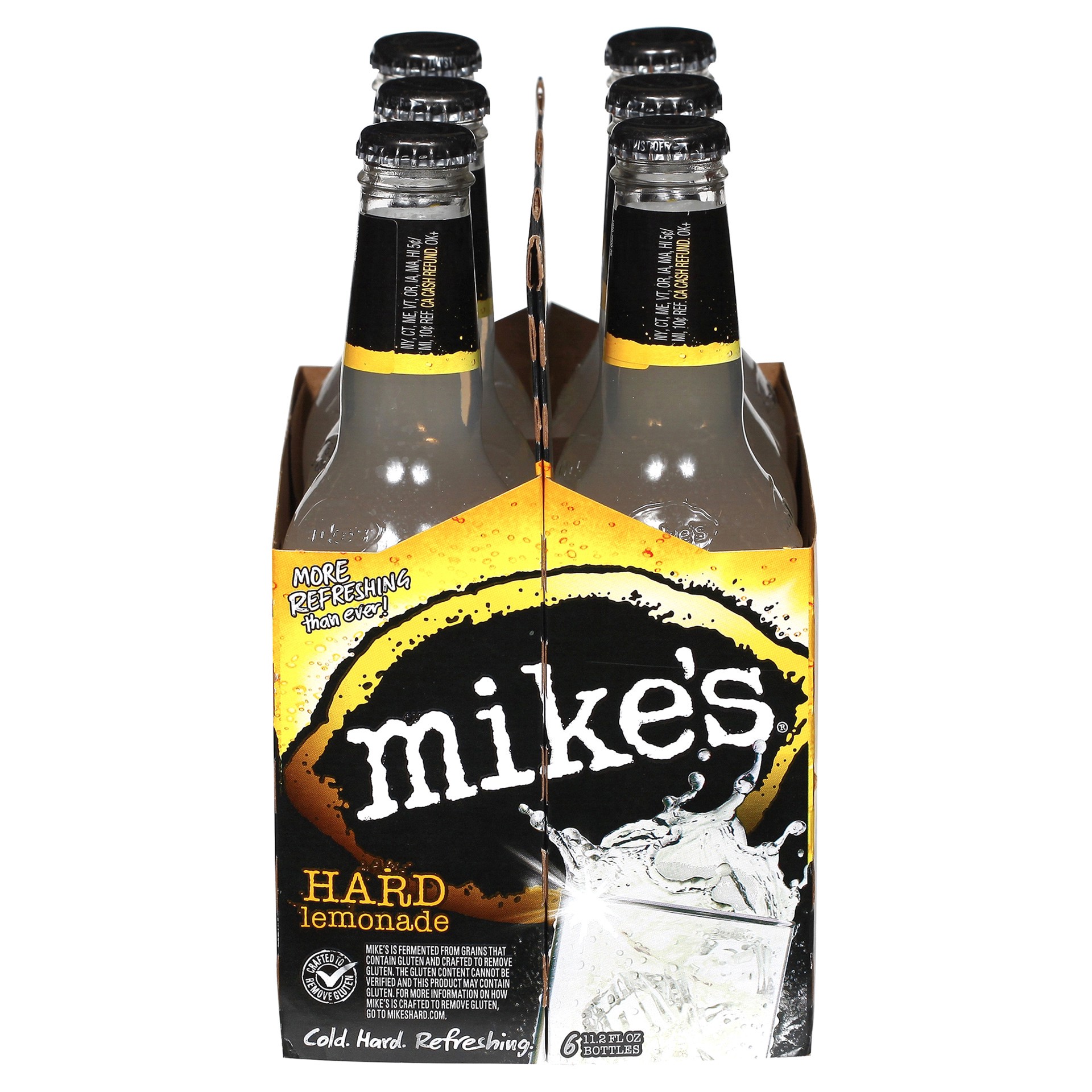 slide 6 of 21, Mike's Premium Malt Beverage Hard Lemonade Beer 6 ea, 6 ct; 11.2 oz