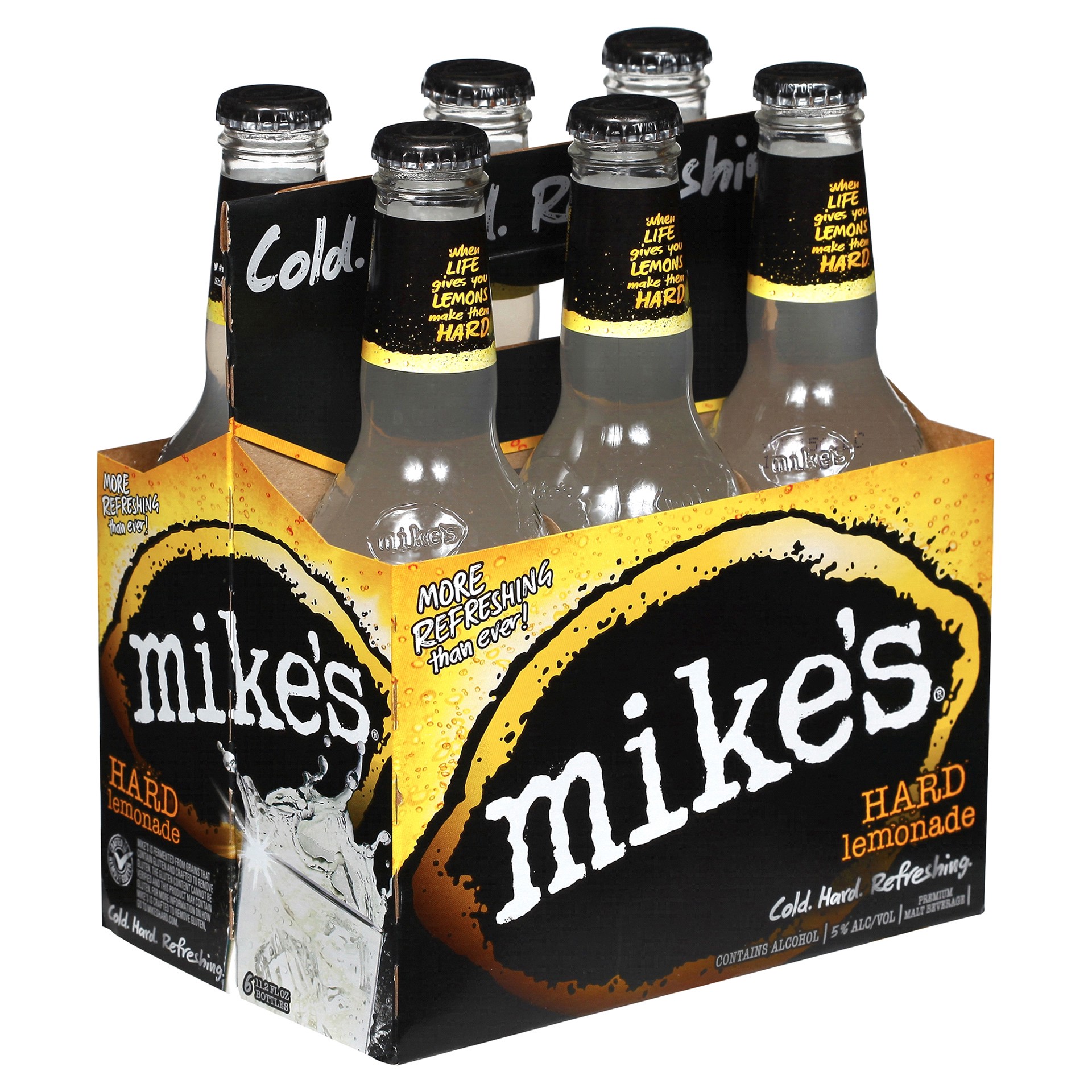 slide 14 of 21, Mike's Premium Malt Beverage Hard Lemonade Beer 6 ea, 6 ct; 11.2 oz