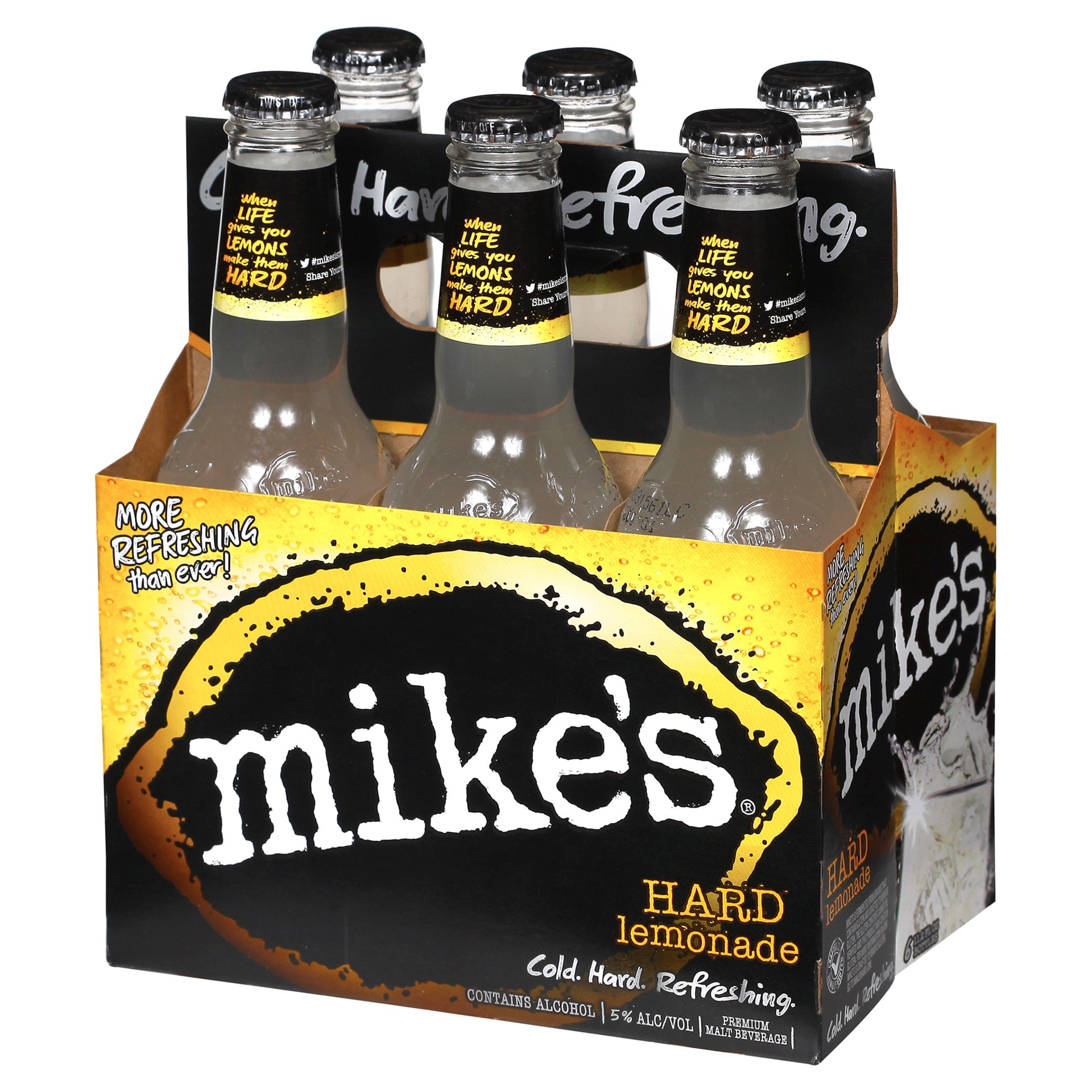 slide 20 of 21, Mike's Premium Malt Beverage Hard Lemonade Beer 6 ea, 6 ct; 11.2 oz