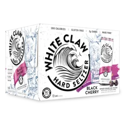 White Claw 12 Pack Spiked Black Cherry Hard Seltzer 12 ea