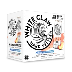 White Claw Peach 6 Pack
