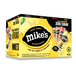 Mike's Hard Zero Sugar Variety Pack, 12 Pack, 12 fl oz Cans, 4.8% ABV