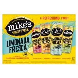 Mike's Limonada Fresca Variety Pack 12 Pack