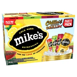 Mike's Hard Lemonade Chillin' & Grillin', 24 Pack, 12 fl oz Cans, 5% ABV
