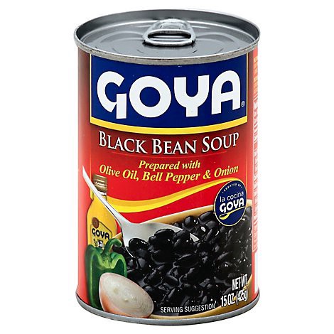 slide 1 of 1, Goya Soup Black Bean Can - 15 Oz, 15 oz